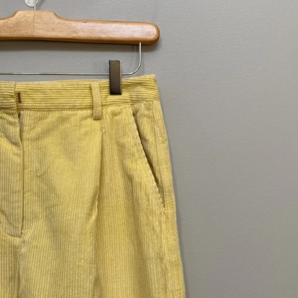 ❗️SOLD❗️Wilfred Yellow Corduroy Lennox Pants Size 6 - Picture 5 of 11